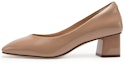 Sizing (W) Kasur Bulat Kulit Tinggi Tumit 4.5cm 'Chunky Heel' A23439910