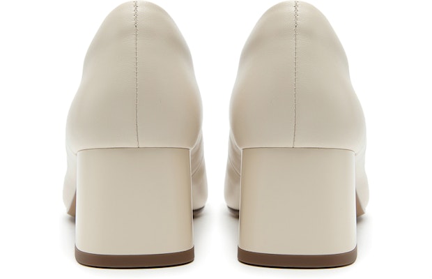(Women) C°BANNER Round Toe Slip-On Block Heel 'Beige' A23476008 Purchase (Women) C°BANNER Round Toe Slip-On Block Heel 'Beige' A23476008