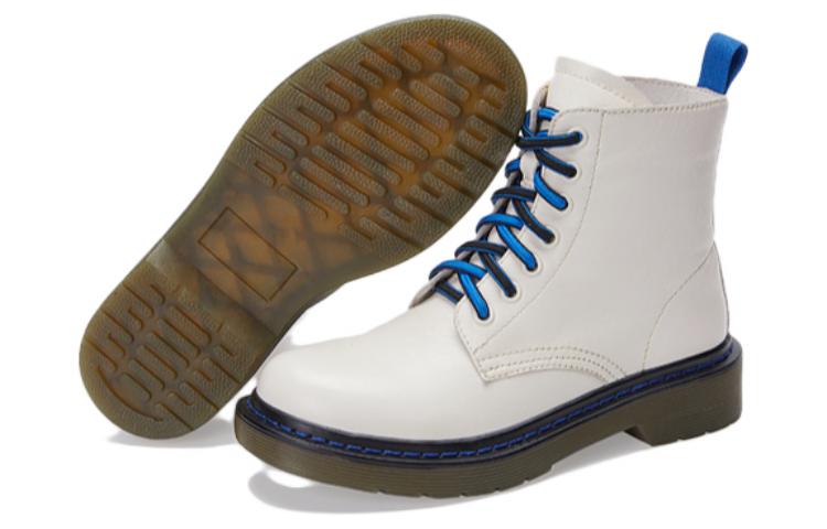 (W) C°BANNER Round Toe Two-Tone Martin Boots 'Beige' 圖 4