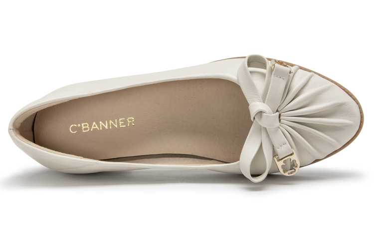 (W) C°BANNER Shearling Pointed Toe Convertible Flats 'Ladies' 圖 4