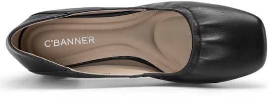 (W) Zapatos de Tacón Bloque Punta Cuadrada C°BANNER de Piel de Oveja '5.5cm'. A23173108 3