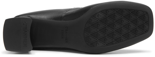 (W) Zapatos de Tacón Bloque Punta Cuadrada C°BANNER de Piel de Oveja '5.5cm'. A23173108 4