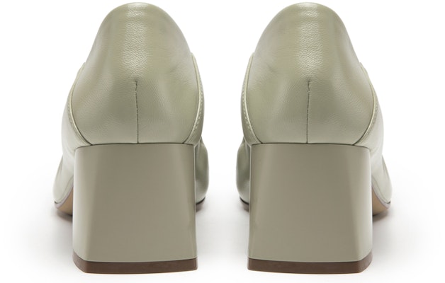 (Women) C°BANNER Sheepskin Block Heel Square Toe Pumps '5.5cm' A23173108 8