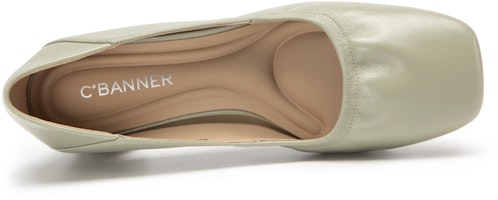 (W) Zapatos de Tacón Bloque Punta Cuadrada C°BANNER de Piel de Oveja '5.5cm'. A23173108 9