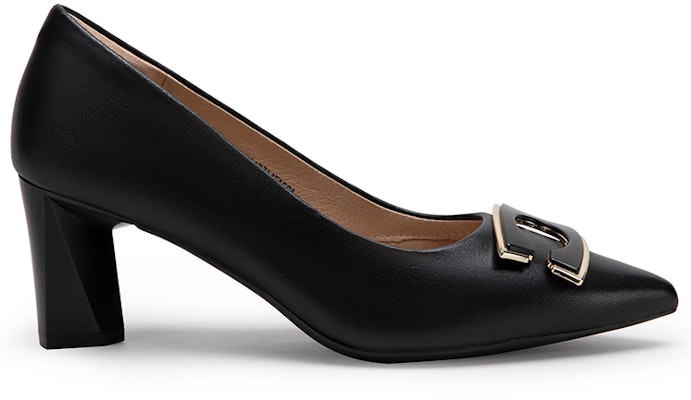 (Women) C°BANNER Sheepskin Chunky Heel Pumps 'Black' A23171655 Order (Women) C°BANNER Sheepskin Chunky Heel Pumps 'Black' A23171655