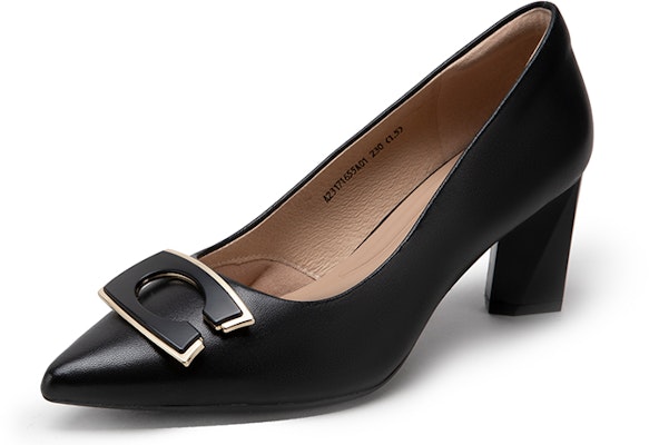(Women) C°BANNER Sheepskin Chunky Heel Pumps 'Black' A23171655 Lookbook (Women) C°BANNER Sheepskin Chunky Heel Pumps 'Black' A23171655