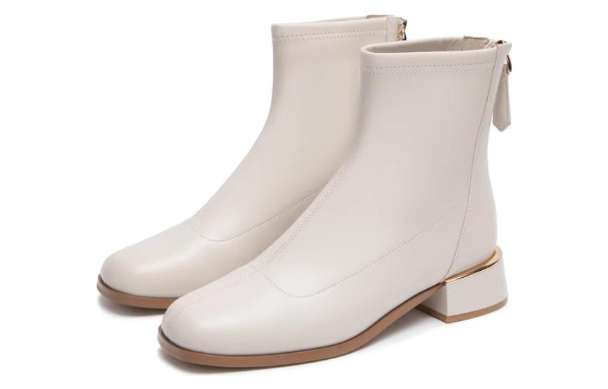 Order (W) C°BANNER 양가죽 컴포트 숏부츠 (베이지) A22501014A04