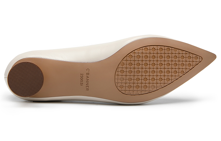 Details for (W) C°BANNER シープスキン通勤パンプス(3.5cmヒール) A23106024