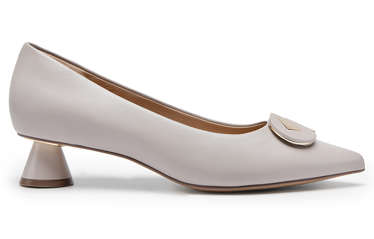 Cheap (W) C°BANNER シープスキン通勤パンプス(3.5cmヒール) A23106024