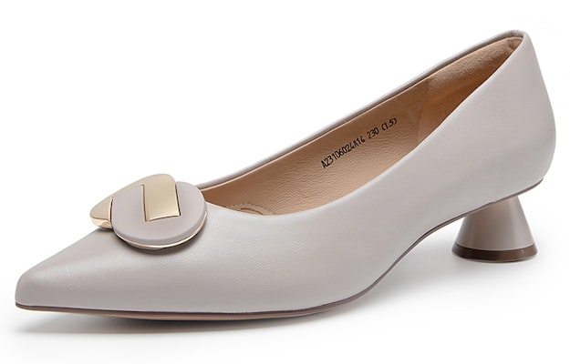 (Women) C°BANNER Sheepskin Commuter Pointed Toe Chunky Heel '3.5cm' A23106024 1