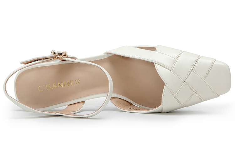 Purchase (W) C°BANNER Sepatu High Heels Fashion Bulu Domba Ujung Persegi '7cm' A23258336