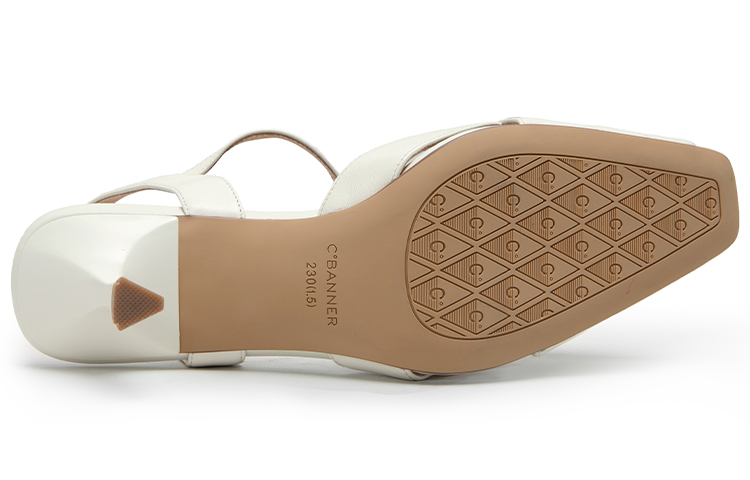 Details for (W) C°BANNER Sepatu High Heels Fashion Bulu Domba Ujung Persegi '7cm' A23258336