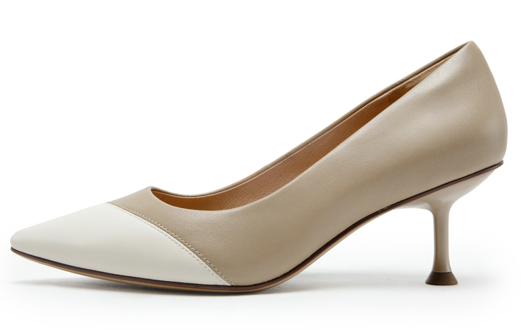 (W) C°BANNER Sheepskin High Heels 6cm 'Colorblock Stiletto' 圖 7