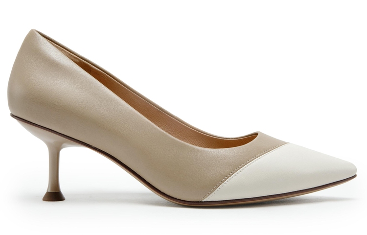 (W) C°BANNER Sheepskin High Heels 6cm 'Colorblock Stiletto' 圖 8