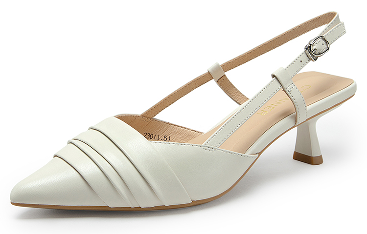 (W) C°BANNER Sheepskin Leather Pointed Toe High Heels 5cm 'Fashion' 圖 9