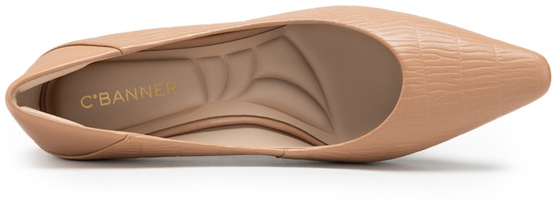(W) C°BANNER 羊皮尖头粗跟5.5cm经典高跟鞋 A23158202 3