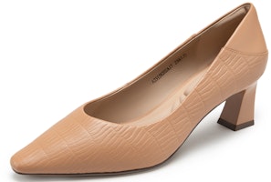 (W) C°BANNER 羊皮尖头粗跟5.5cm经典高跟鞋 A23158202 1