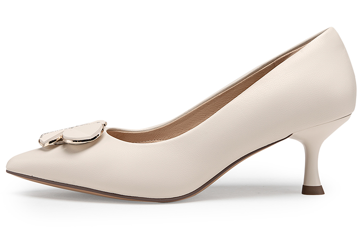 (Women) C°BANNER Sheepskin Pointed Toe Stiletto Heels 'Commuter' A23105330