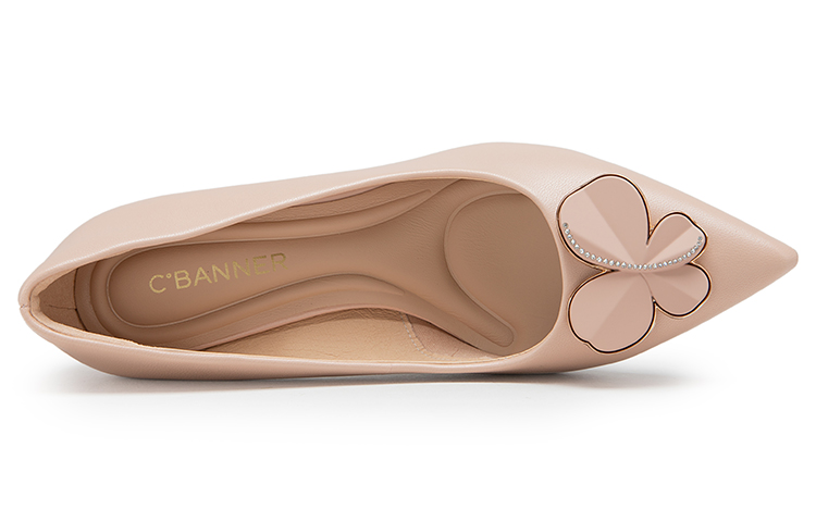 (W) C°BANNER Sheepskin Pointed Toe Stiletto Heels 'Commuter' 圖 11