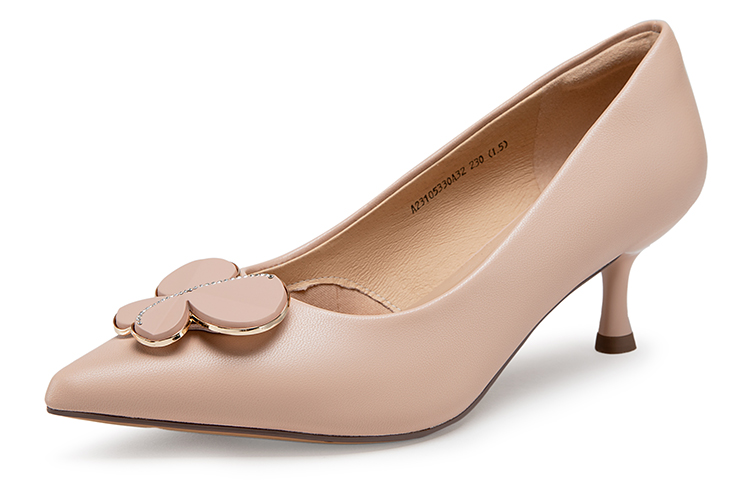 (W) C°BANNER Sheepskin Pointed Toe Stiletto Heels 'Commuter' 圖 9