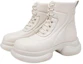 Shop (Women) C°BANNER Sheepskin Round-Toe Lace-Up Platform Booties 'Comfort Versatile' A23531201