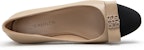 (Women) C°BANNER Sheepskin Round Toe Chunky Heel Pumps '3cm' A23144613