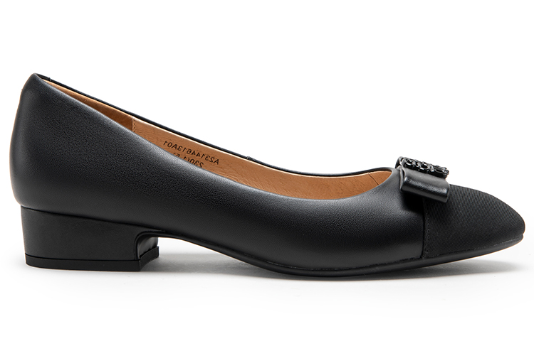 Order (W) C°BANNER Kasut Tumit Chunky Hujung Bujur '3cm' Bulu Domba A23144613