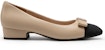 (Women) C°BANNER Sheepskin Round Toe Chunky Heel Pumps '3cm' A23144613