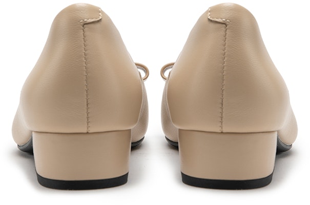 (Women) C°BANNER Sheepskin Round Toe Chunky Heel Pumps '3cm' A23144613 2