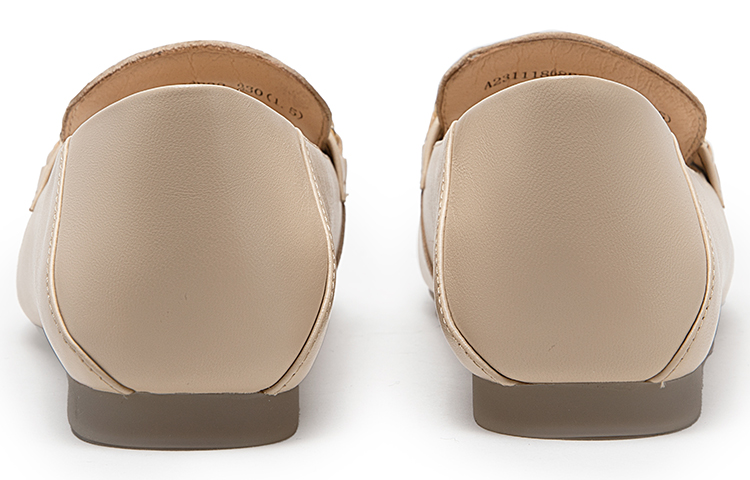 Shop 千百度 C°BANNER 羊皮簡約通勤休閒單鞋 女款 杏色