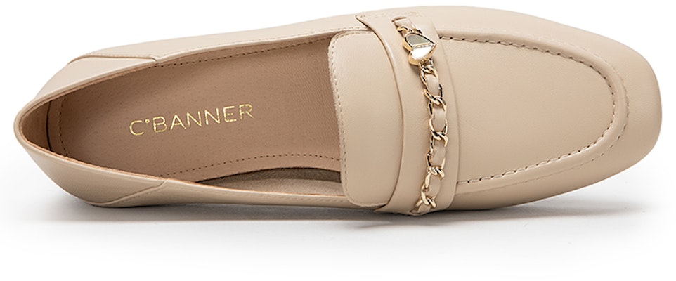 千百度 C°BANNER 羊皮簡約通勤休閒單鞋 女款 杏色 Purchase 千百度 C°BANNER 羊皮簡約通勤休閒單鞋 女款 杏色