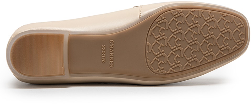 千百度 C°BANNER 羊皮簡約通勤休閒單鞋 女款 杏色 Details for 千百度 C°BANNER 羊皮簡約通勤休閒單鞋 女款 杏色