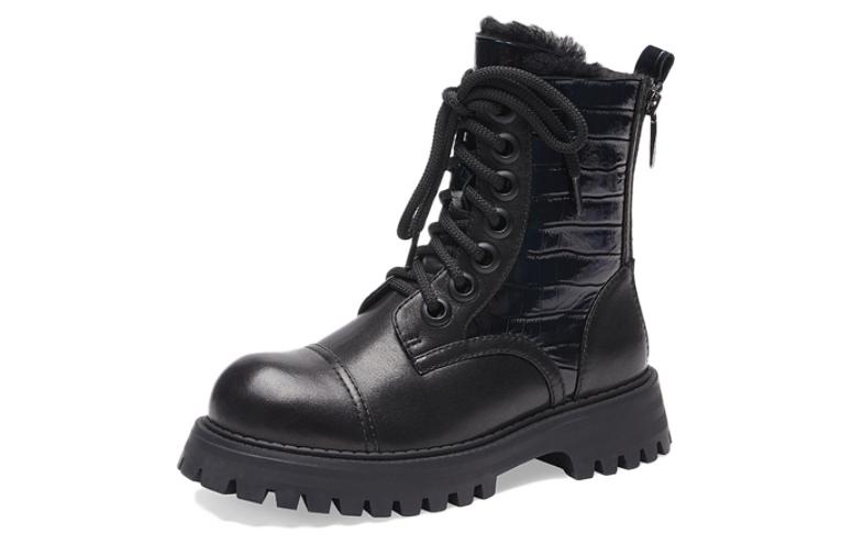 (W) C°BANNER Short Boot 'Fashion Warm Thick Black' 圖 2