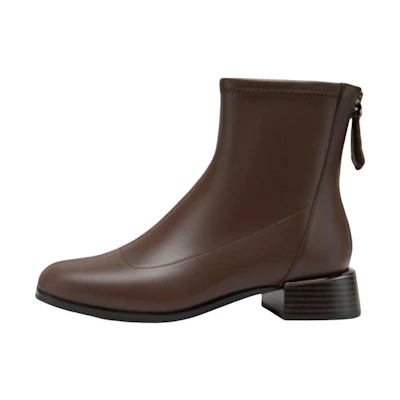 (W) C°BANNER Short Boots 'Tan Sheepskin'