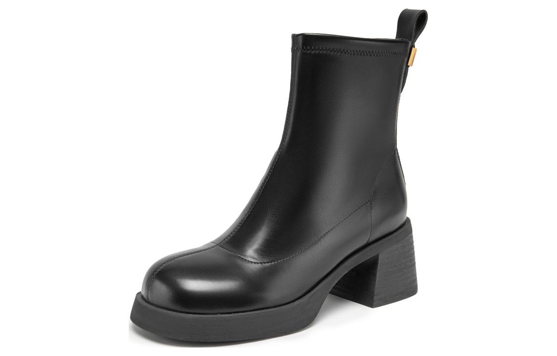 (W) C°BANNER Short Boots 'Trendy Black Wood Grain' 圖 2