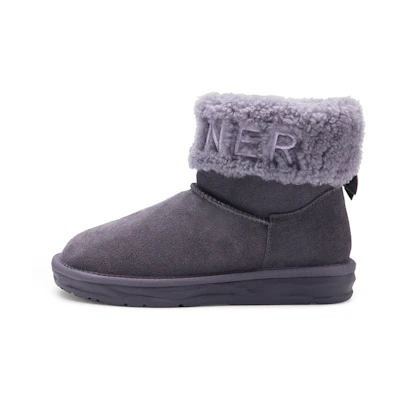(W) C°BANNER Short Snow Boot 'Purple Casual'