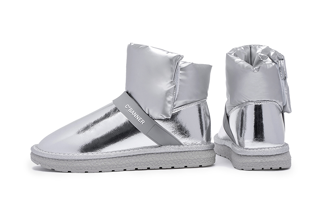 (W) C°BANNER Short Snow Boots 'Silver' 圖 3