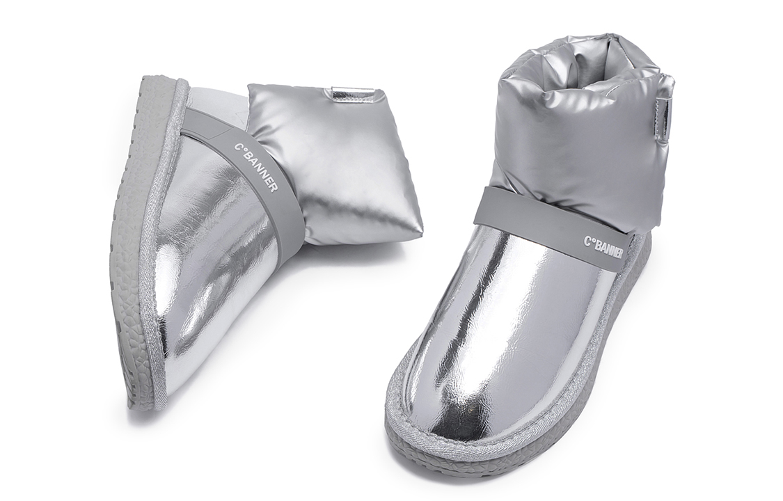 (W) C°BANNER Short Snow Boots 'Silver' 圖 4