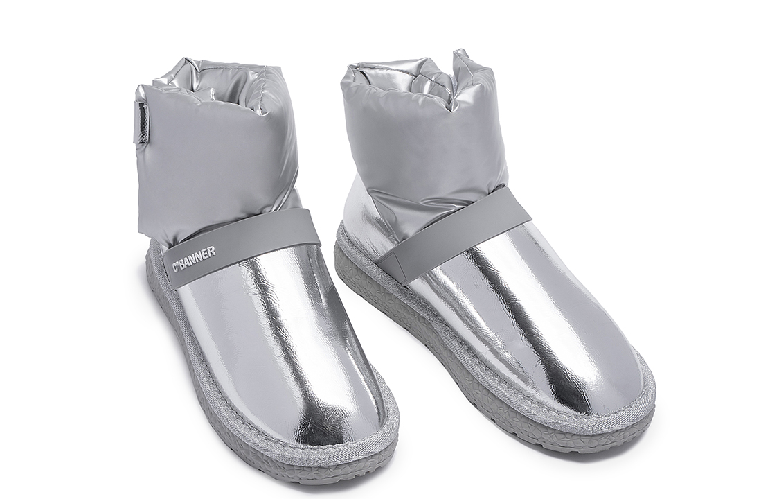 (W) C°BANNER Short Snow Boots 'Silver' 圖 5