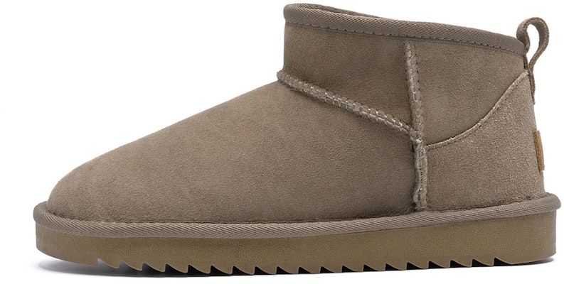 (Women) C°BANNER Short Snow Boots 'Wool Splice Brown' Q6714011M44 Buy (Women) C°BANNER Short Snow Boots 'Wool Splice Brown' Q6714011M44