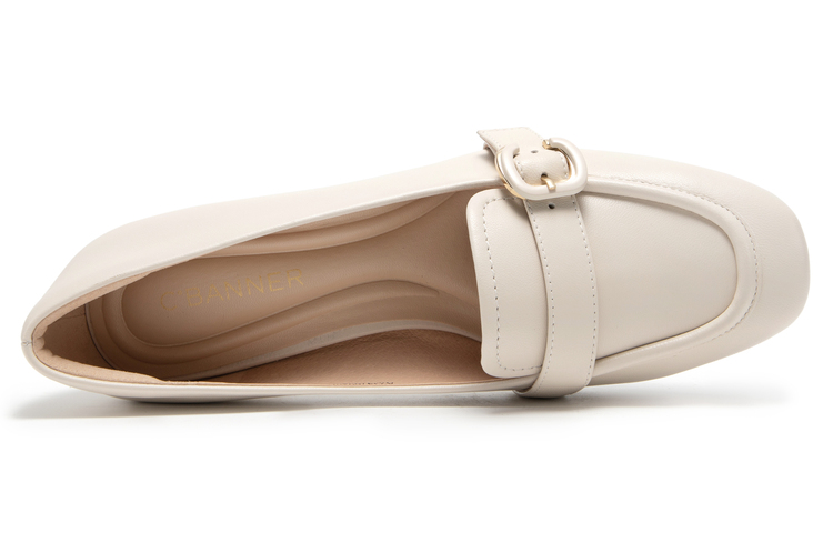 Shop (W) (レディース) C°BANNER スリッポン 'ブラックレザー' A23476020 A23476020