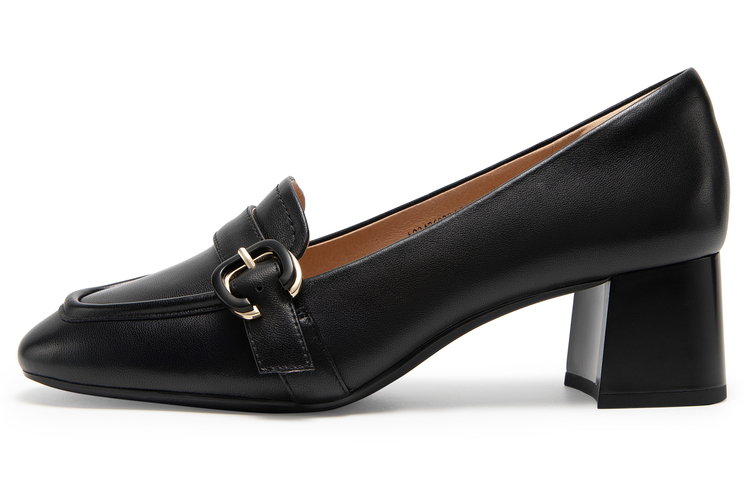 Sizing (W) (レディース) C°BANNER スリッポン 'ブラックレザー' A23476020 A23476020