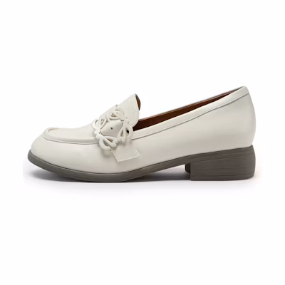 (W) C°BANNER Slip-On 'Sheepskin Round Toe'
