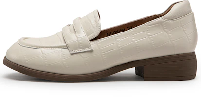 (Women) C°BANNER Slip-On Chunky Mid-Heel 'Beige' A23143881B04 (Women) C°BANNER Slip-On Chunky Mid-Heel 'Beige' A23143881B04