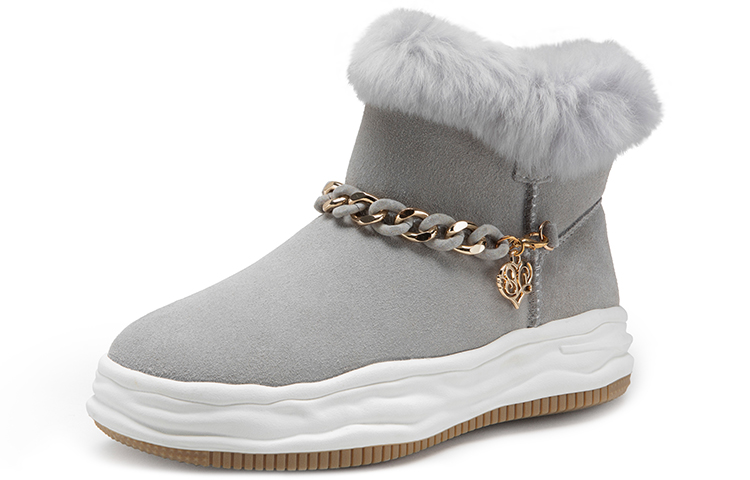 (W) C°BANNER Sneaker-Style Warm Snow Boots 'Grey' 圖 3