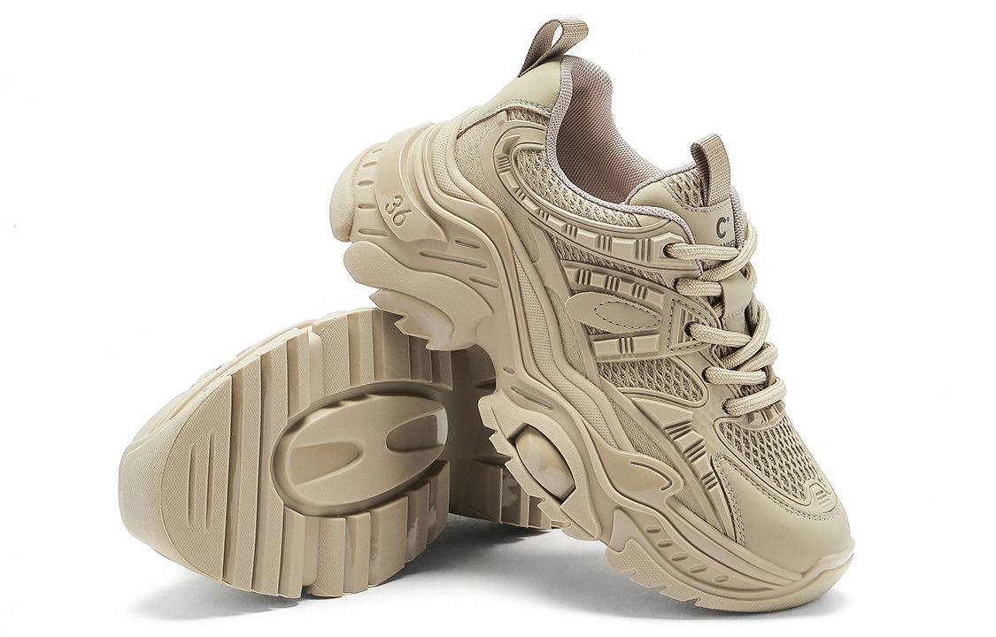 (W) C°BANNER Sneaker Low 'Khaki Patchwork' 圖 4