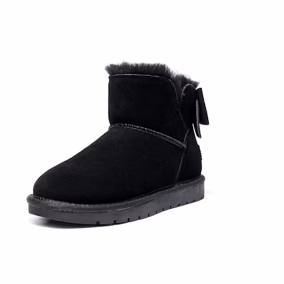 (W) C°BANNER Snow Boots 'Black Velvet Warmth'