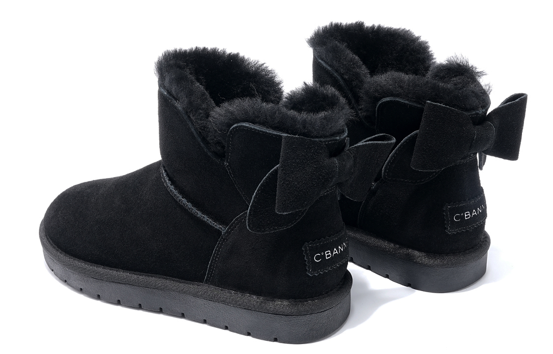 (W) C°BANNER Snow Boots 'Black Velvet Warmth' 圖 3