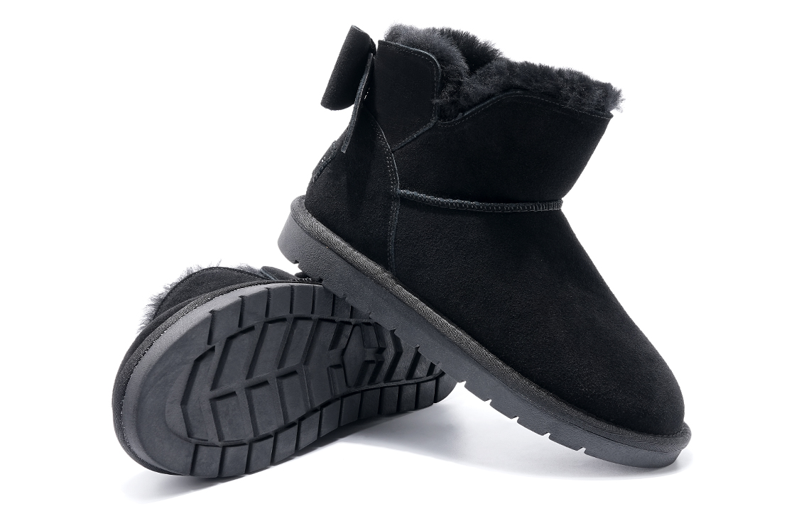 (W) C°BANNER Snow Boots 'Black Velvet Warmth' 圖 4