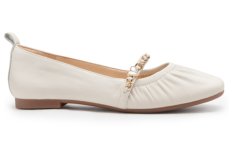 (W) C°BANNER Spring Summer New Fashion Flat 'Metallic Accessories White' 圖 2